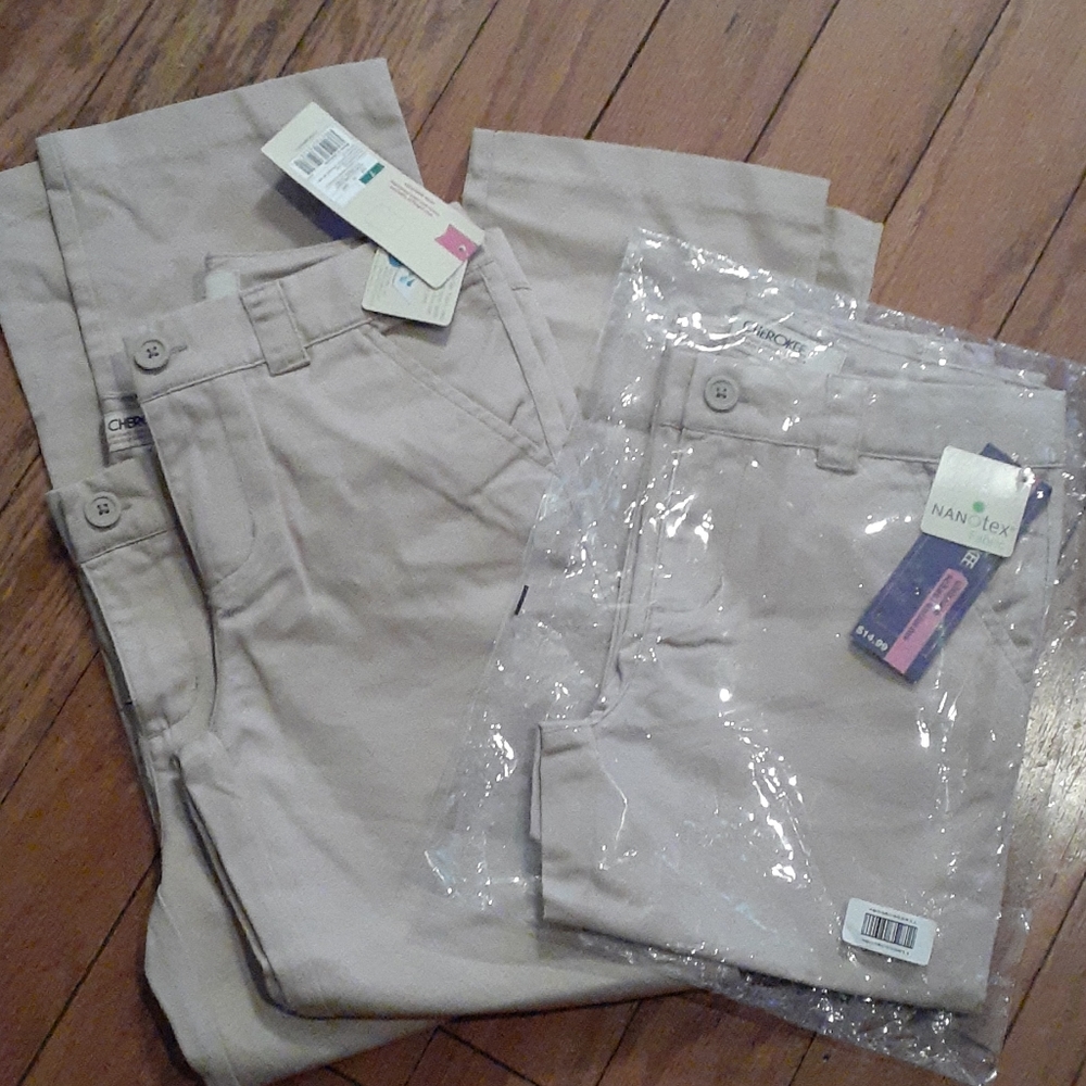 Girls Cherokee Uniform Pants Bundle